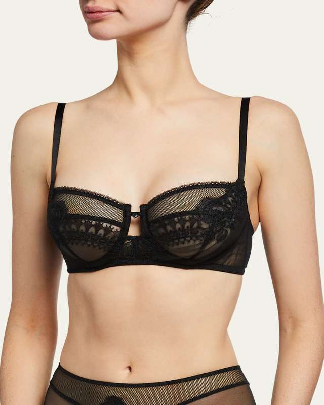 Ecrin Glamour Demi Cup Underwire Bra